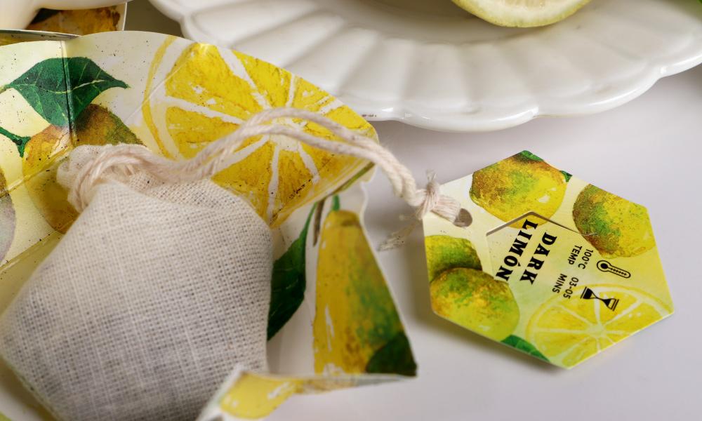 dark lemon tea